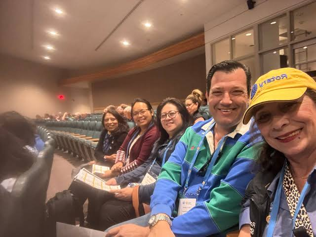 Attendees seated in an auditorium at Rotary District 5330 training