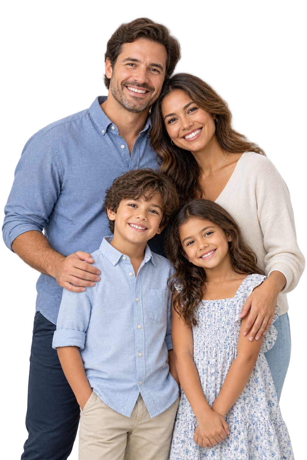 Illustrative family portrait