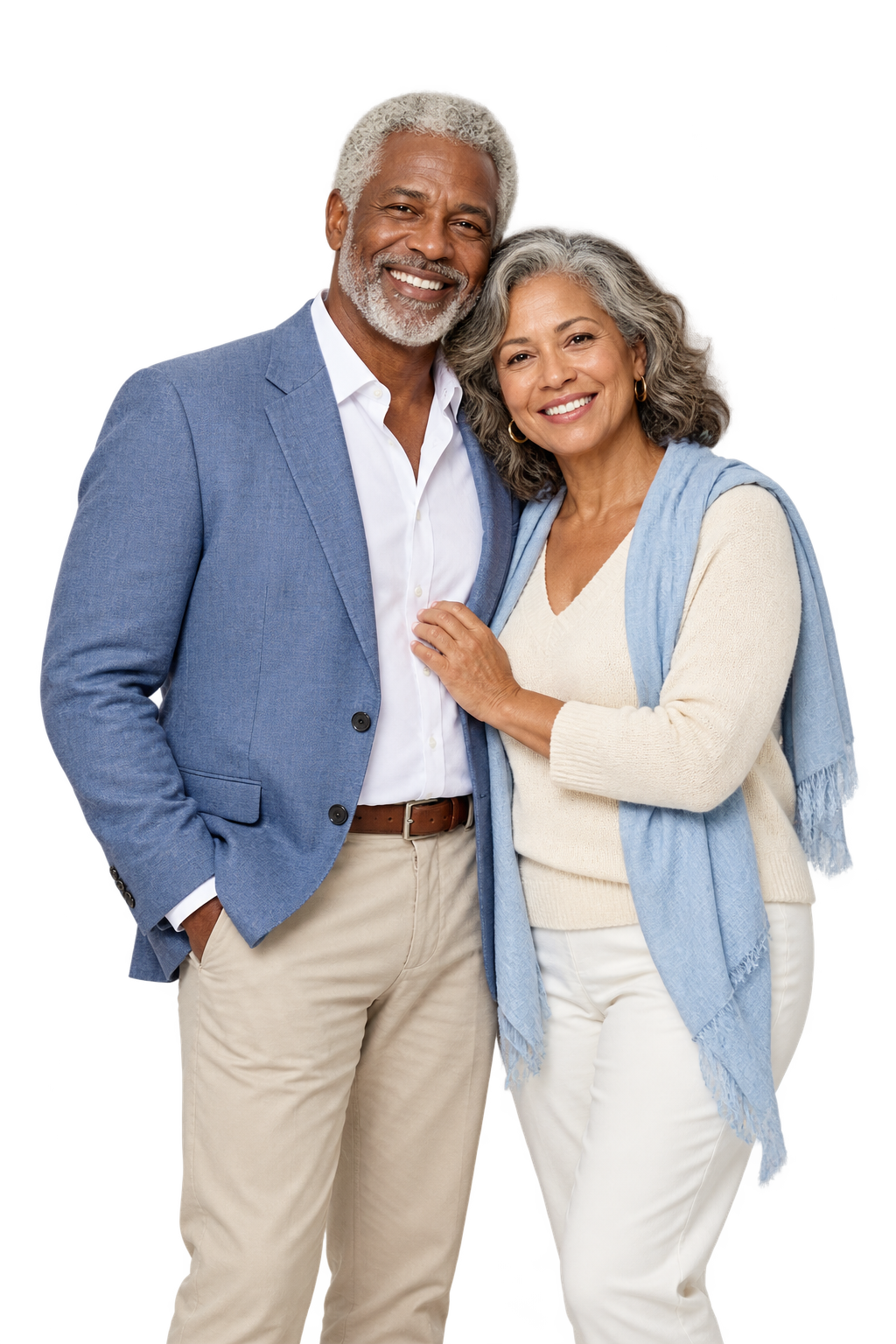 Illustrative older couple